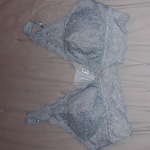 Aerie Flower Eyelash Lace Trim Lightly Padded Bralette 2020